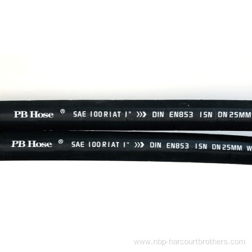 High pressure Nbr DN6 DN10 DN19 DN25 hydraulic hose SAE100R1